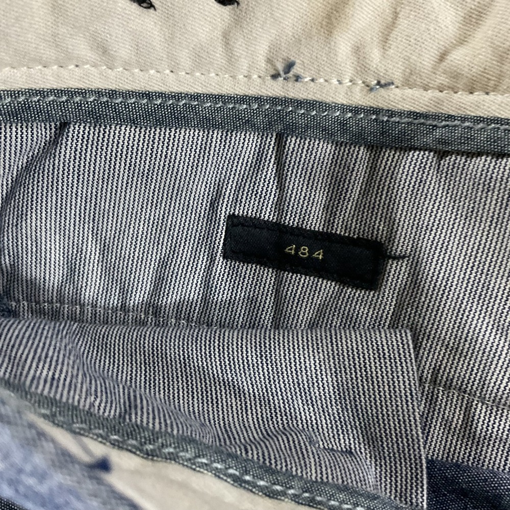 J.Crew 484 Slim Fit Stretch Pants Mens 32x32 Blue Heathered Chino Trousers - Picture 6 of 12
